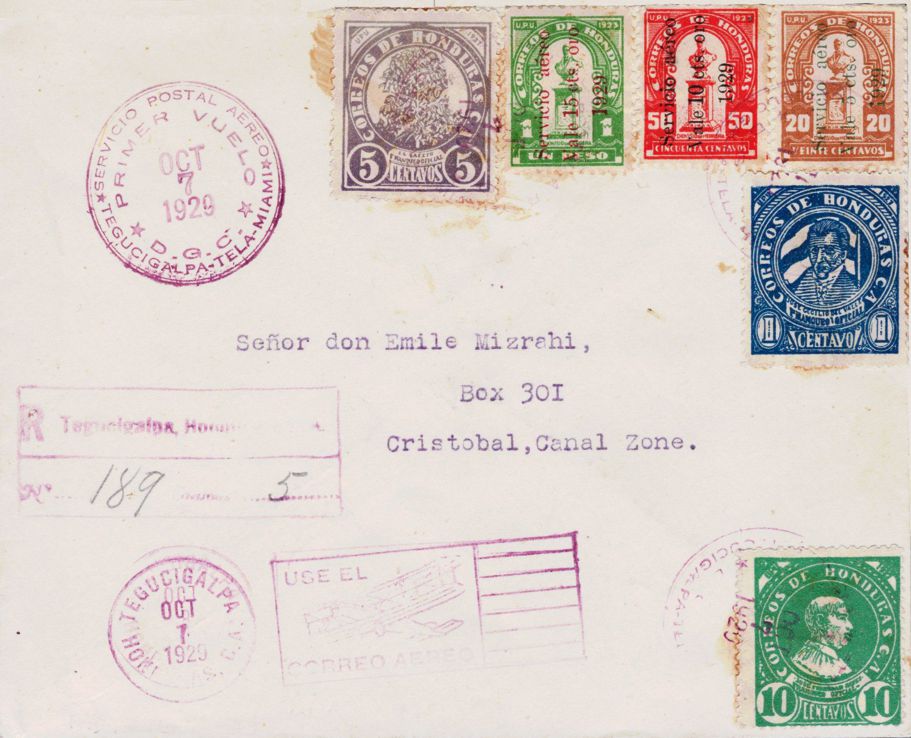 1929 airmail cover