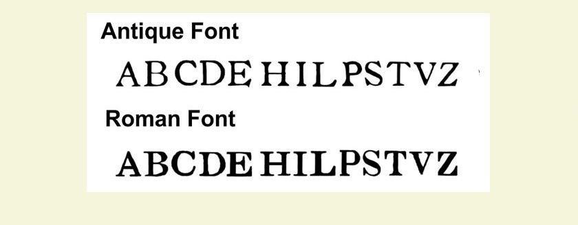 1923 fonts
