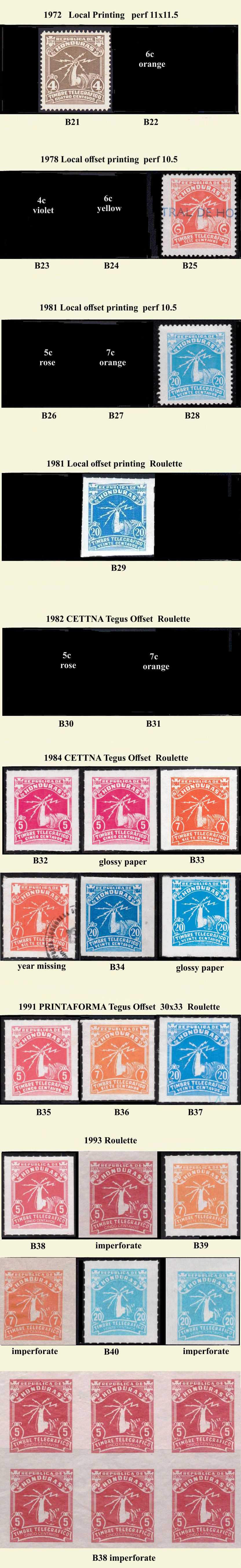 telegraph stamps after 1970